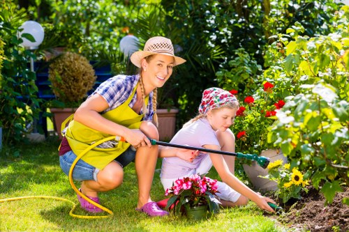 Low-maintenance garden makeover example for a Hainault property